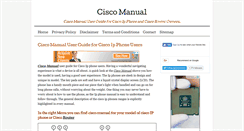 Desktop Screenshot of ciscomanual.net