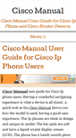 Mobile Screenshot of ciscomanual.net
