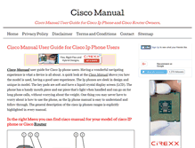 Tablet Screenshot of ciscomanual.net